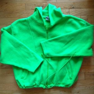 Neon Green Vintage Jacket- Large